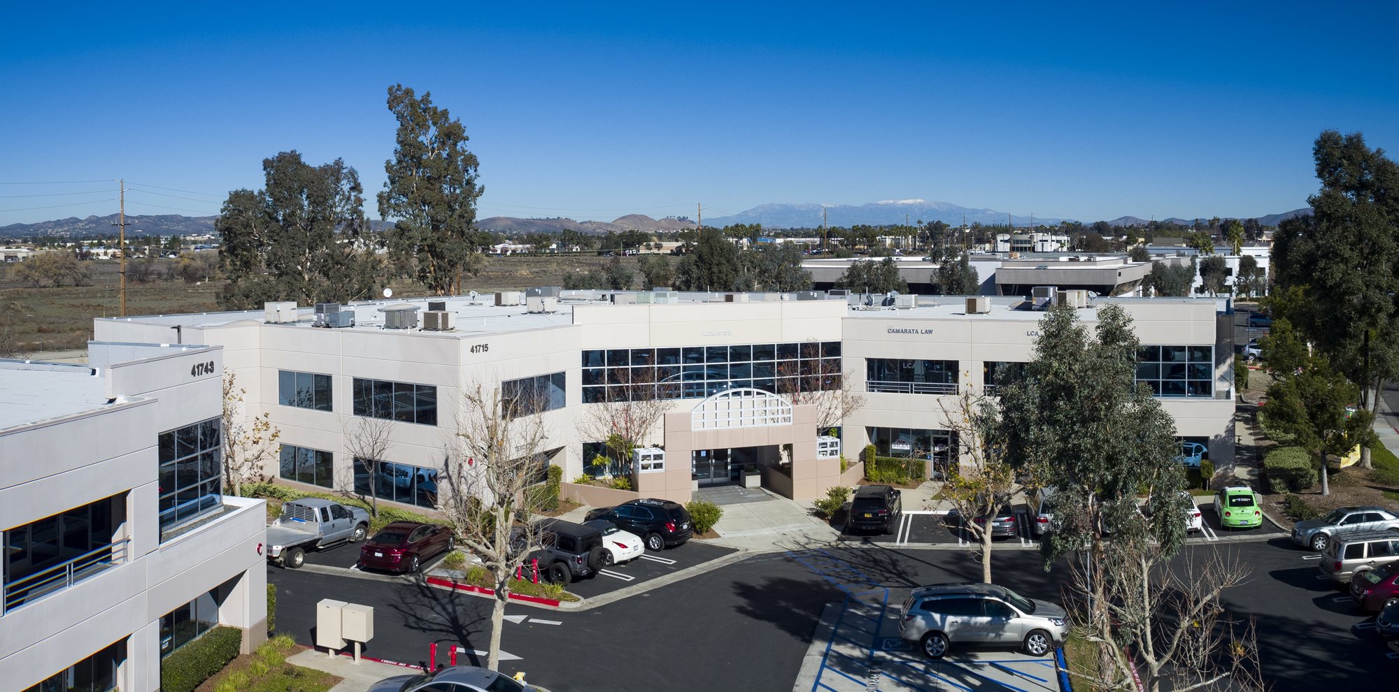 Enterprise Court office and industrial flex property exterior in Temecula