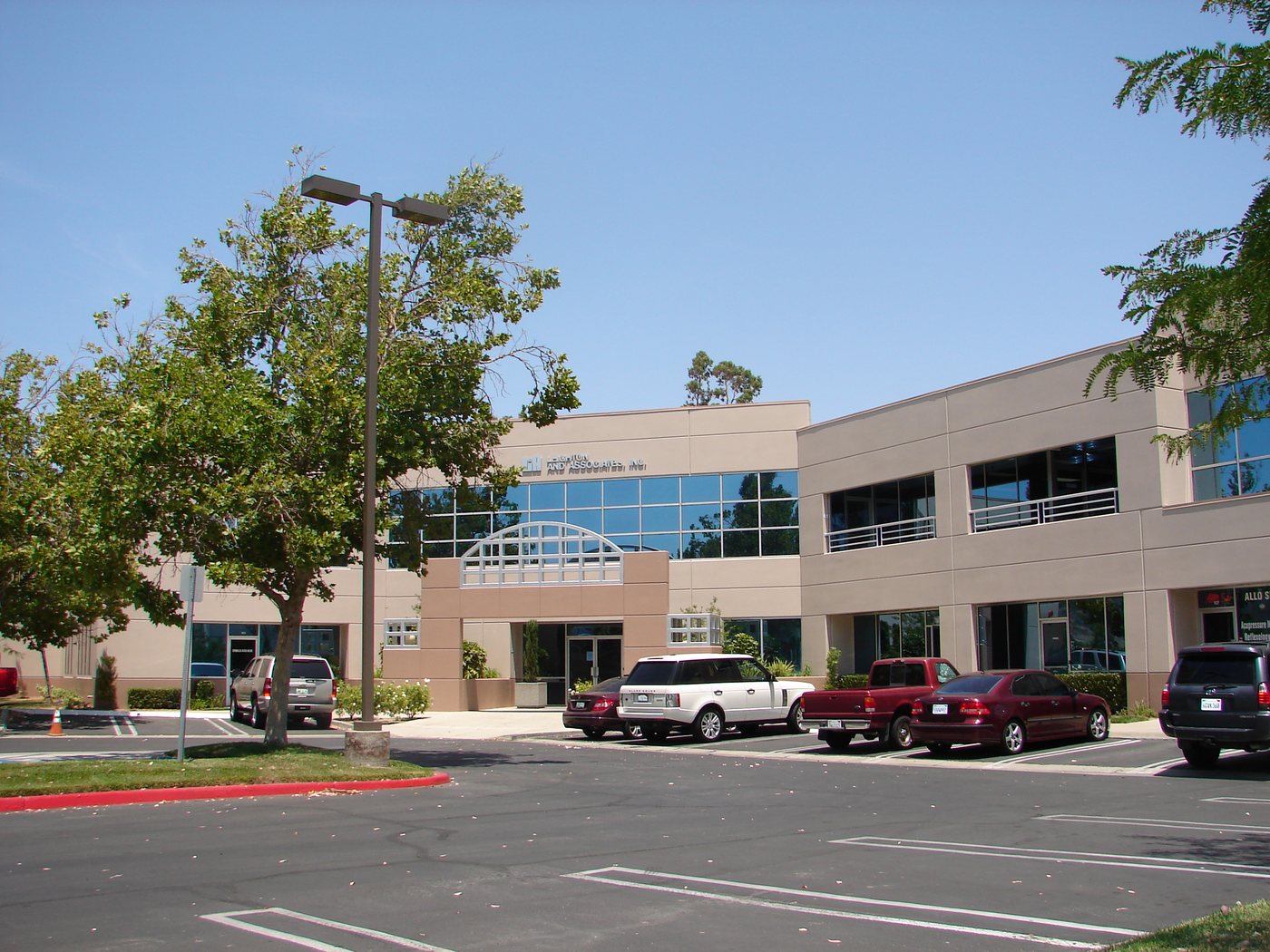 Street-level exterior view of Enterprise Court in Temecula